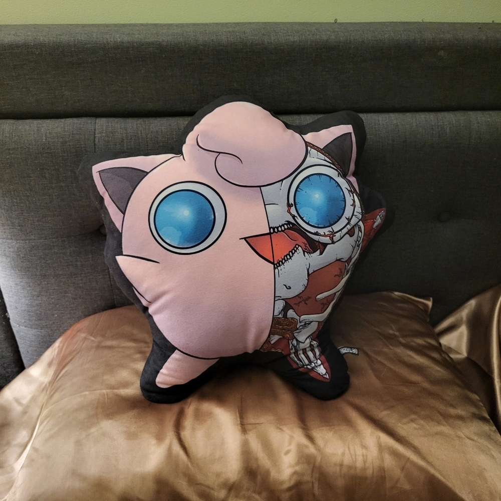 Custom Jigglypuff Pokémon Anatomy Pillow Plush | Dark - Picture 3 of 6